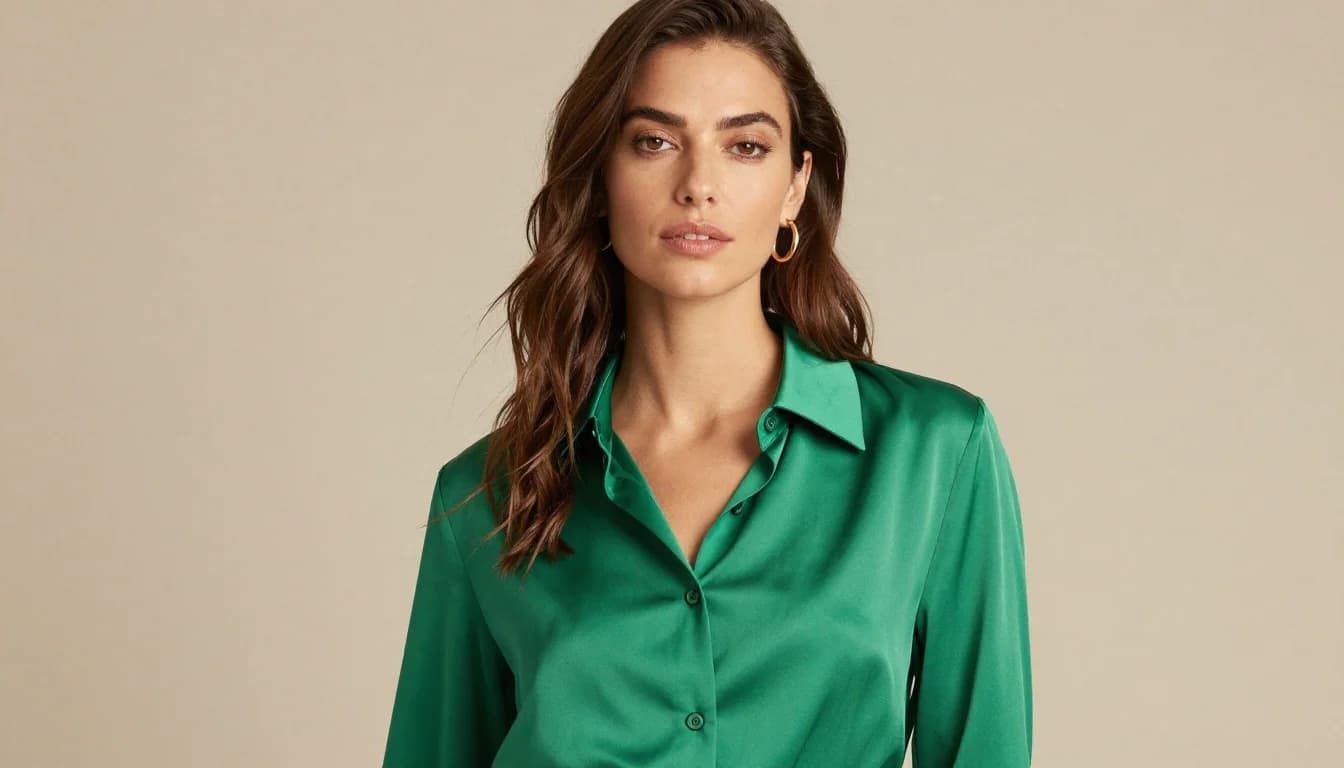 How to Style Blouses as a Brunette