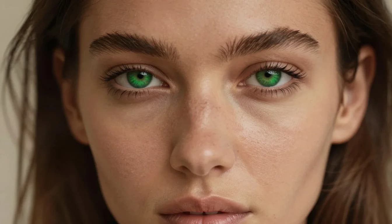 Why Olive Skin and Green Eyes Have Unique Color Dynamics