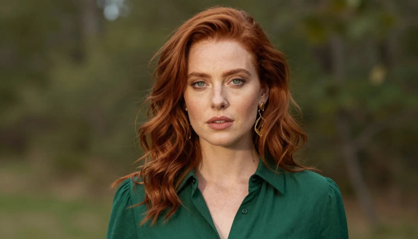 How to Build Outfits for Red Hair and Green Eyes