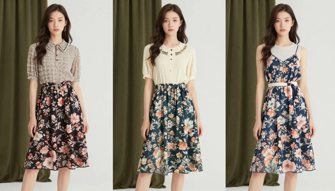 How to Style Florals with Pale Skin