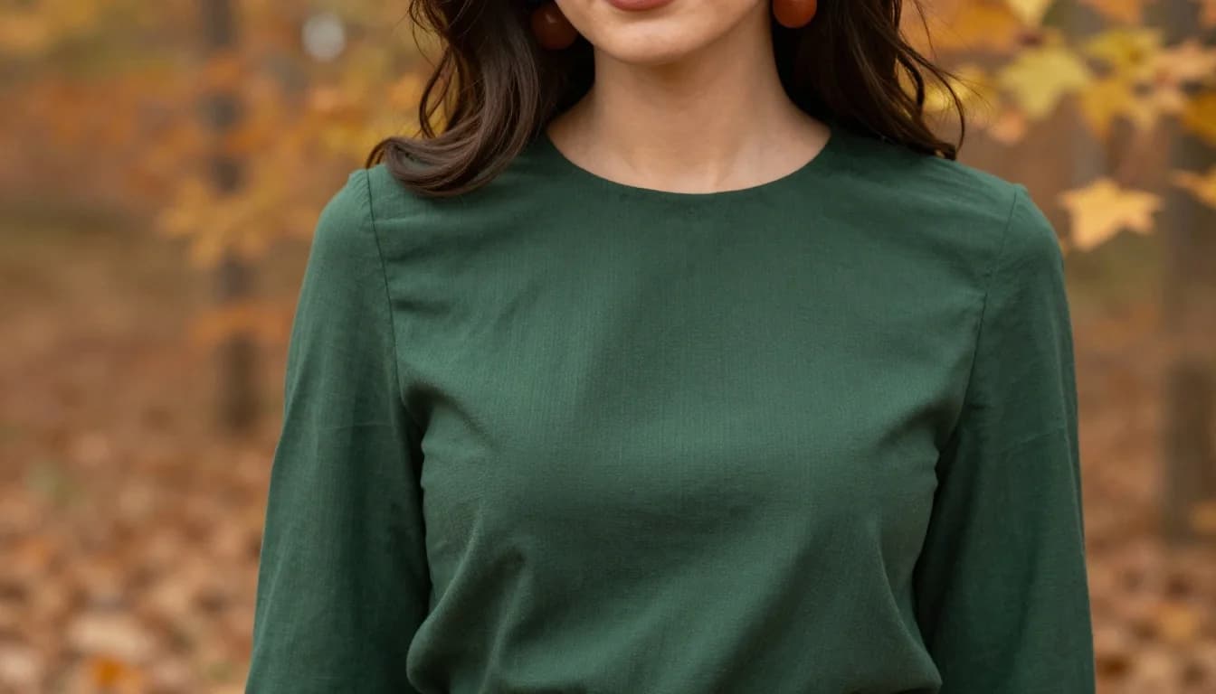 Building a Deep Autumn Wardrobe Around Dark Hair