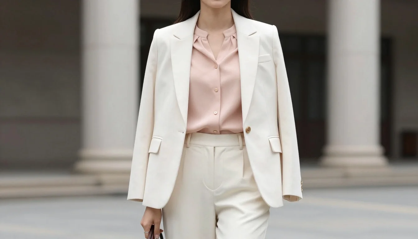 How to Build Professional Outfits as a Light Spring