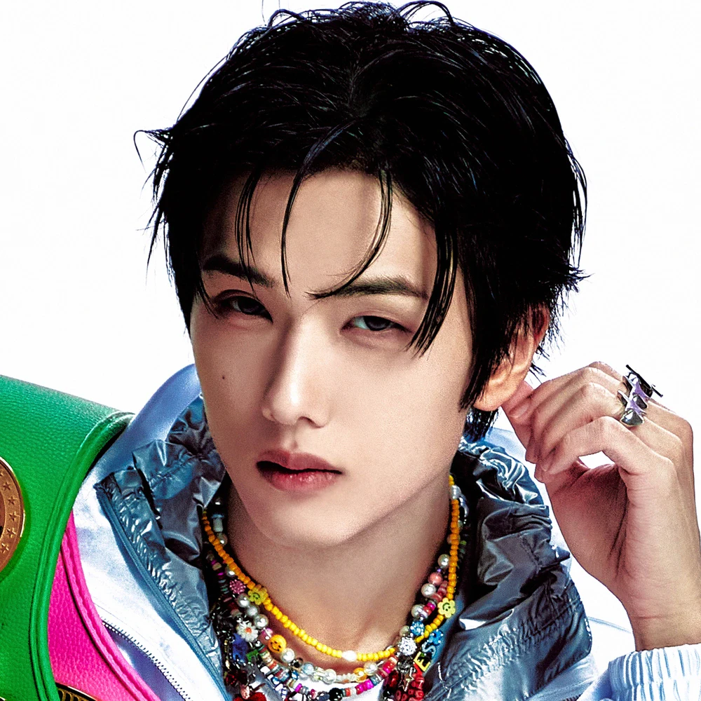 Editorial gallery of Jisung (NCT) styled in neutral winter outfits highlighting sapphire, burgundy, and smoked grays, highlighting steel blue, cranberry, optic white, graphite, and imperial purple.